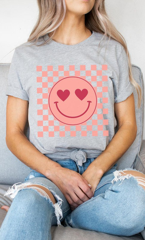 Heart Eyes Smiley Tee