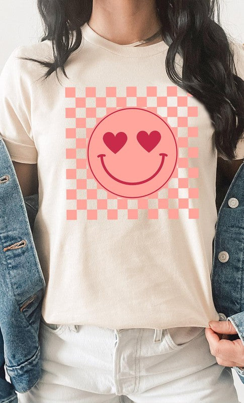 Heart Eyes Smiley Tee