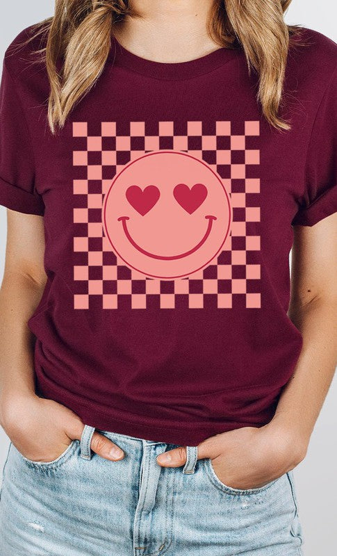 Heart Eyes Smiley Tee