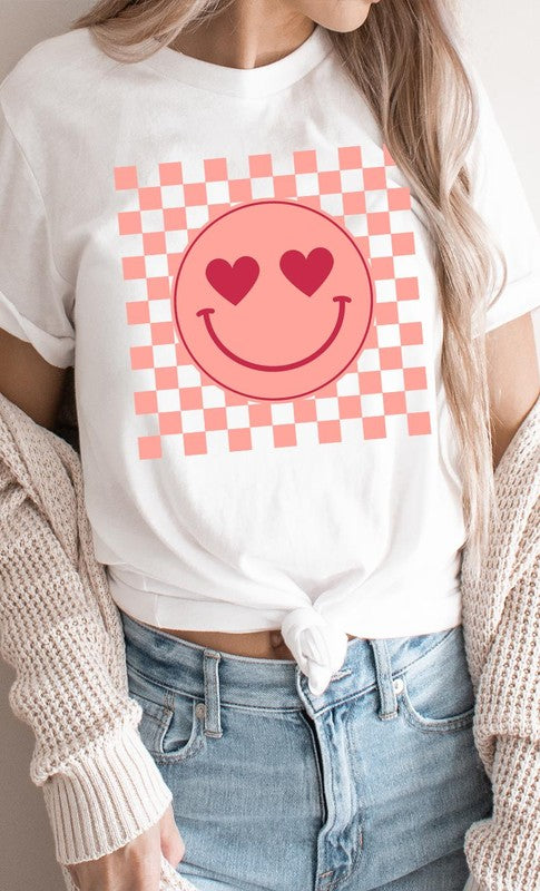 Heart Eyes Smiley Tee