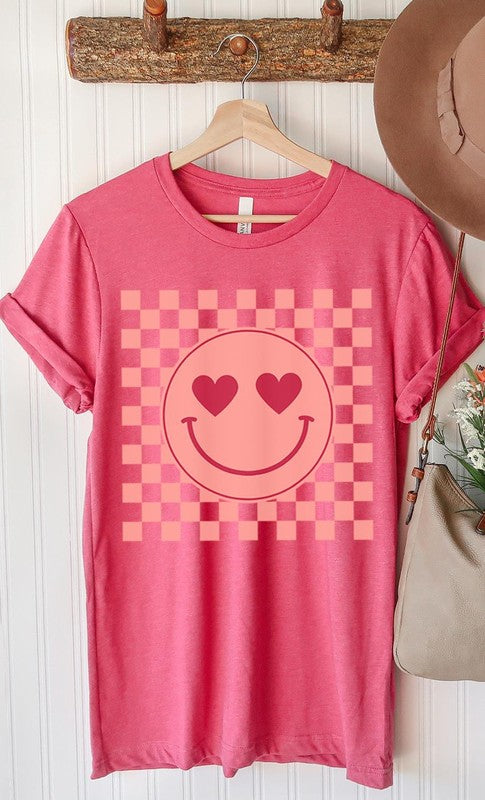 Heart Eyes Smiley Tee