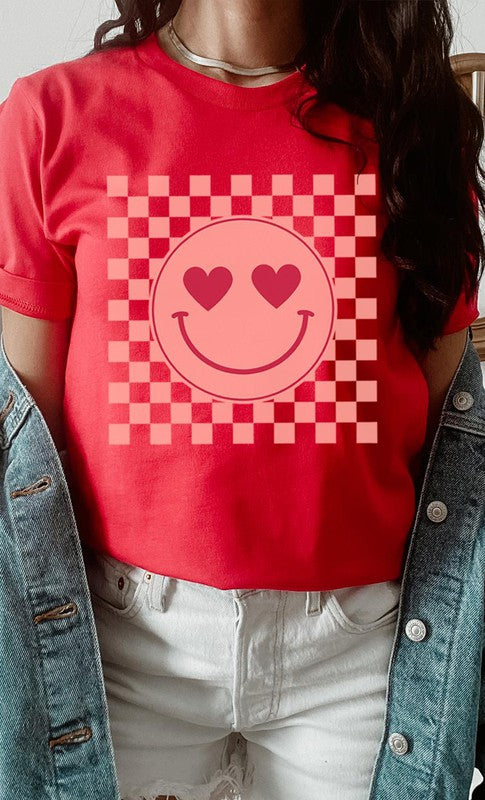 Heart Eyes Smiley Tee