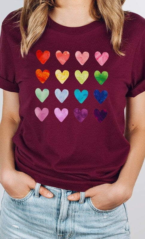 Rainbow Heart Tee